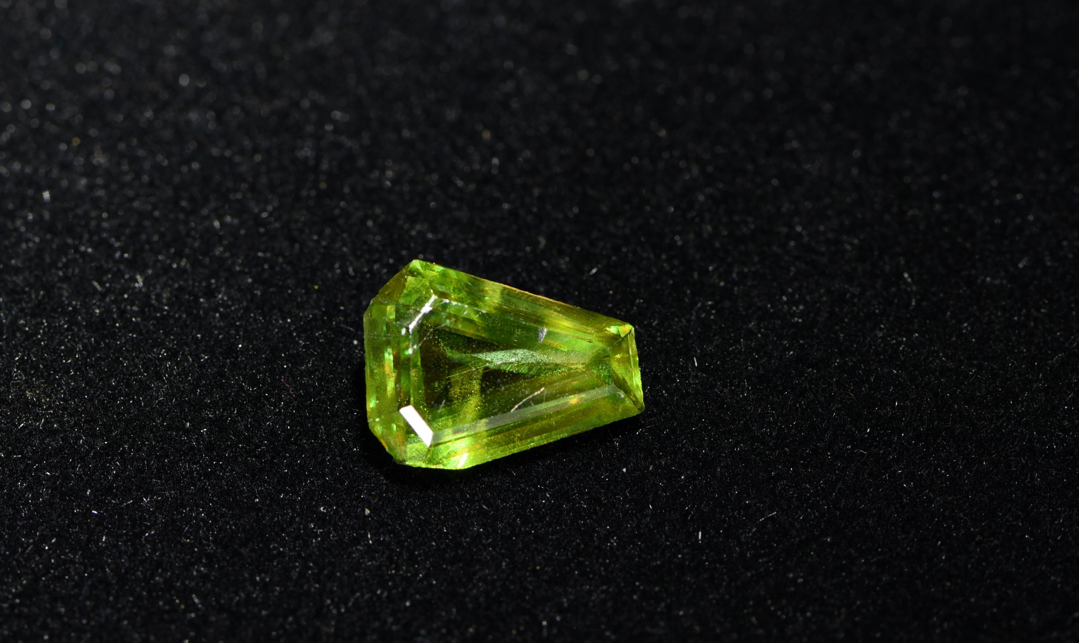 faceted titanite faceted titanite